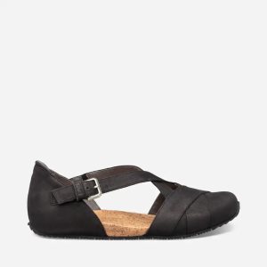 Teva Mahonia Mary Jane Sko Dame Sort (DK RDWJ)